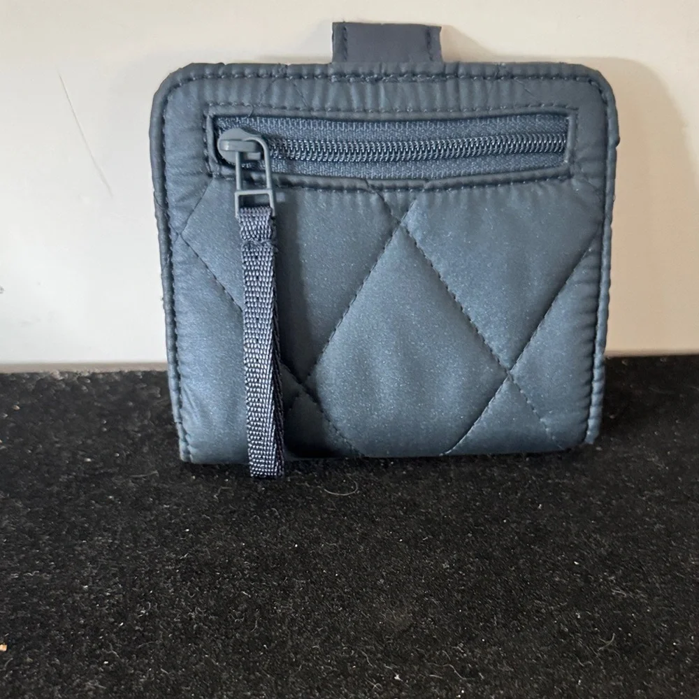 Quilted Blue Wallet